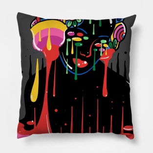 Doodle Girl Pillow