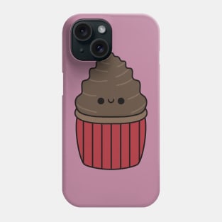 Cute Chocolate Cupcake - Kawaii Cupcake Phone Case