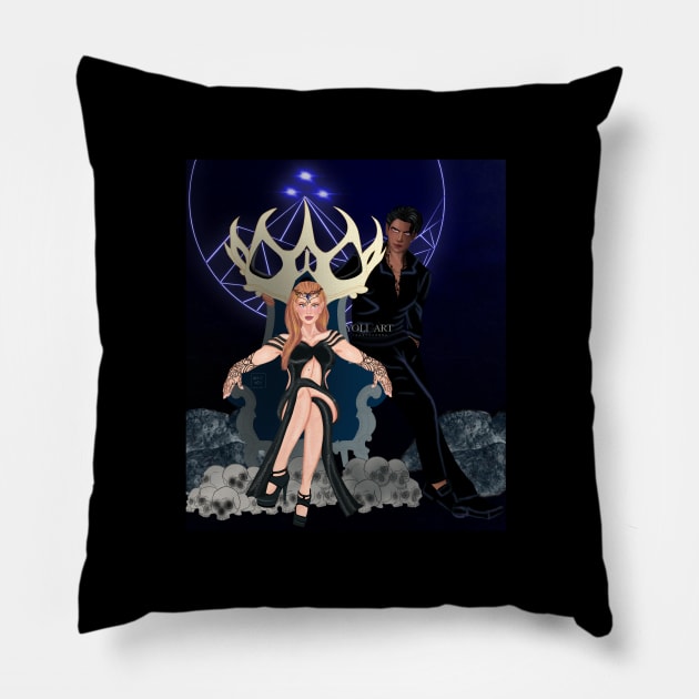 High Lady of the nigth Court Pillow by YoliiArtDesings