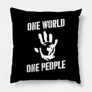 Flag Smashers - One World One People Pillow