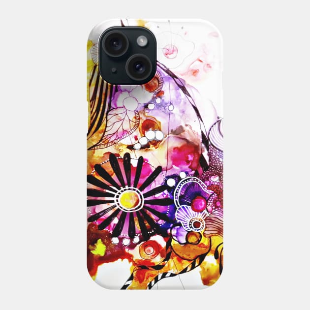 Zentangle 2 Phone Case by Design-Arte