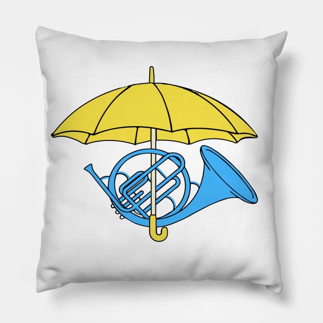 HIMYM Umbrella Pillow by ShayliKipnis