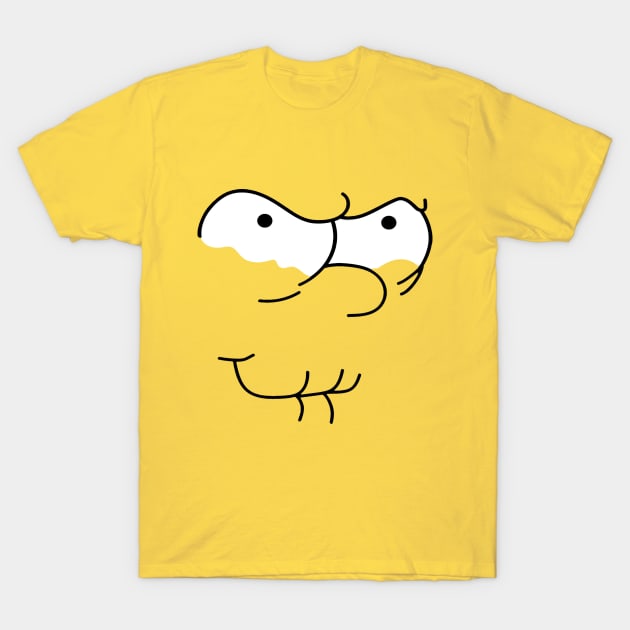 Funny meme face Men’s Tri-Blend Organic T-Shirt