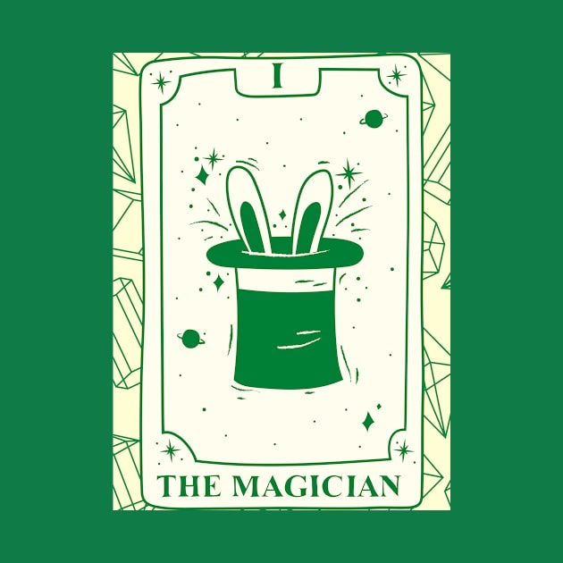 The Magician Tarot Card and Crystals Graphic by WonderfulHumans