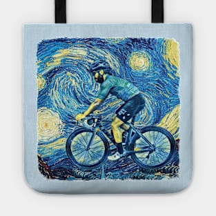 Cycle Race Van Gogh Style Tote