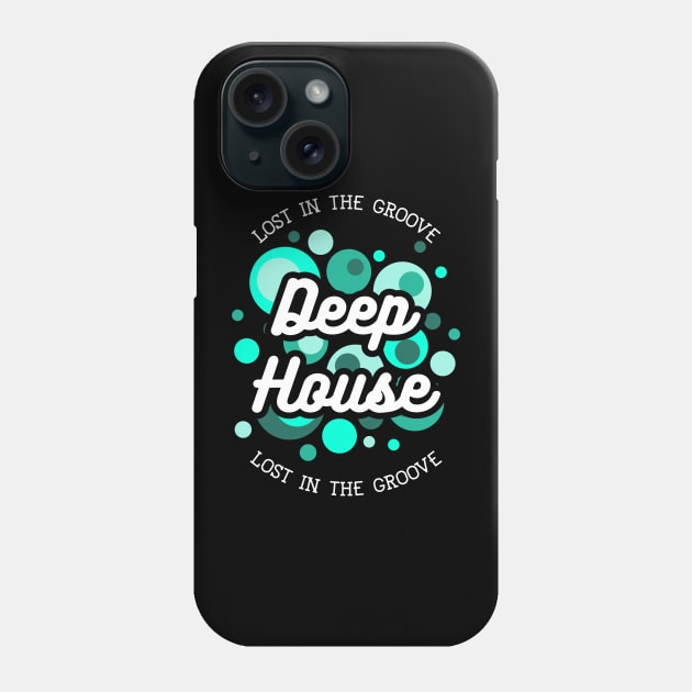 DEEP HOUSE  - bubbles Phone Case by DISCOTHREADZ 