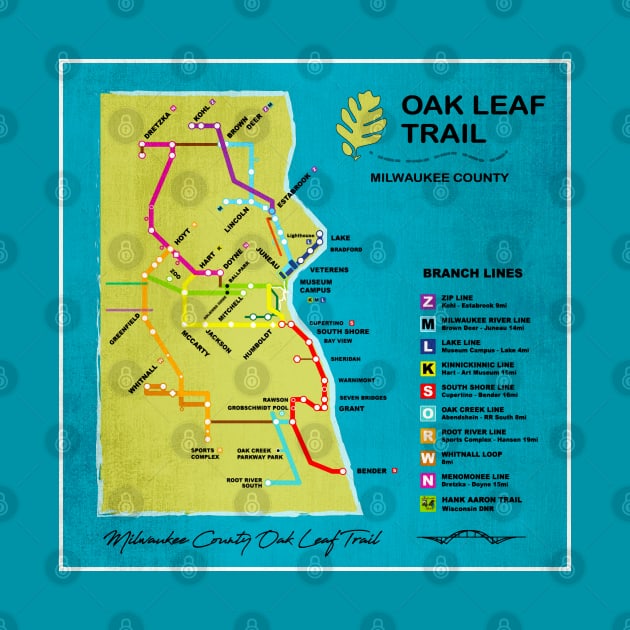 Milwaukee County Oak Leaf Trail by The MKE Rhine Maiden