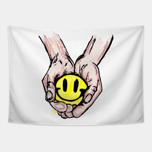 Smiley Tapestry by Han's Effects