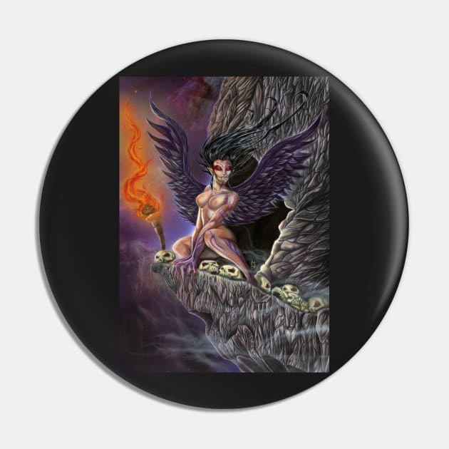 Harpy Pin by sevencrow