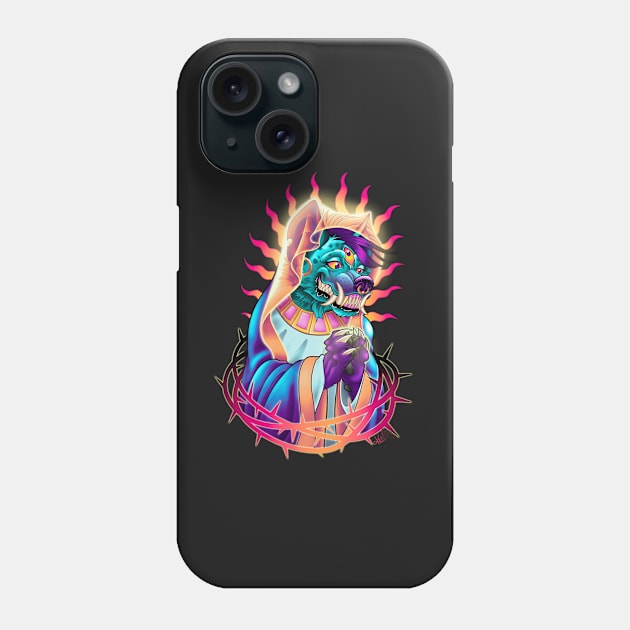 Holy Hyena Phone Case by Krampussy