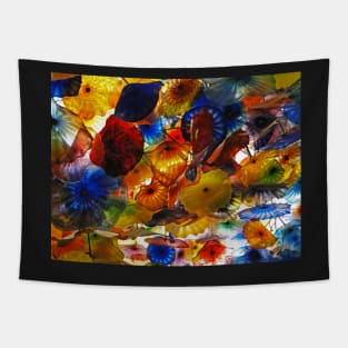 Colorful glass art Tapestry