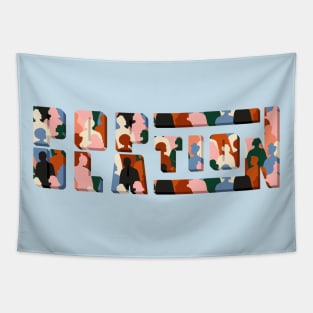 population 3D Tapestry