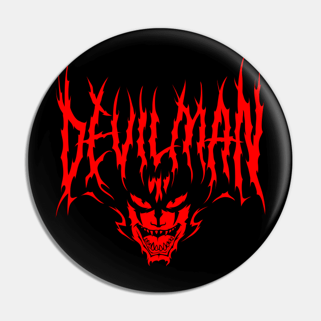 317 Devilman Brutal Pin by Yexart