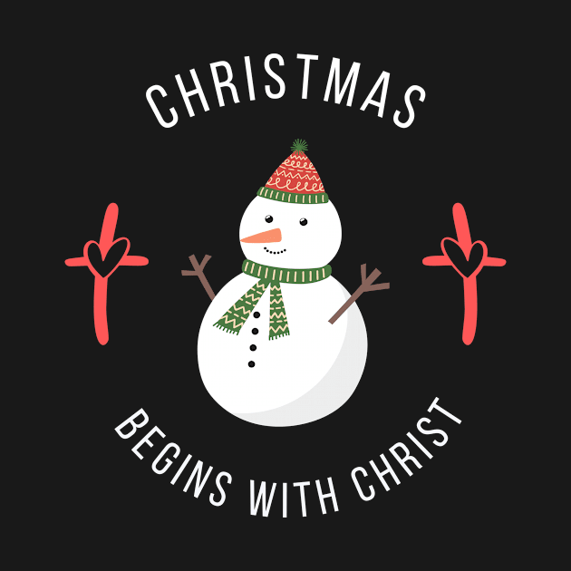 Christmas Begins With Christ by NICHE&NICHE