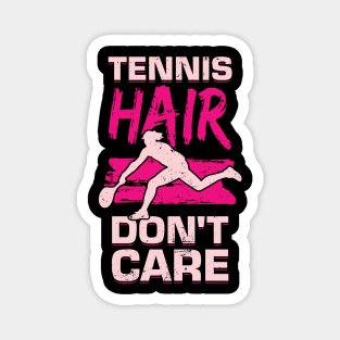 Tennis Hair Don't Care Magnet