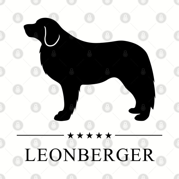 Leonberger Black Silhouette by millersye