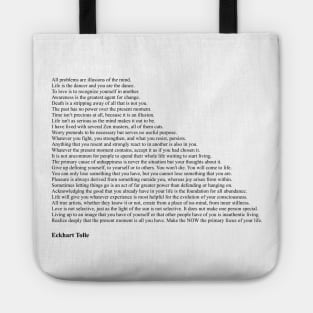 Eckhart Tolle Quotes Tote
