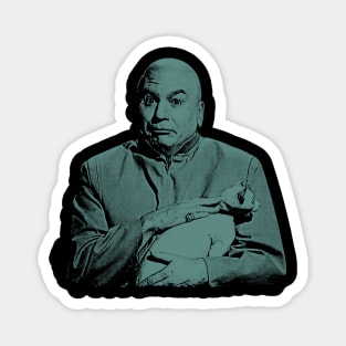 Dr Evil With Cat // 90s Aesthetic Design Magnet