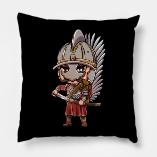 The Majestic Warriors of Poland: Polish Winged Hussars Pillow