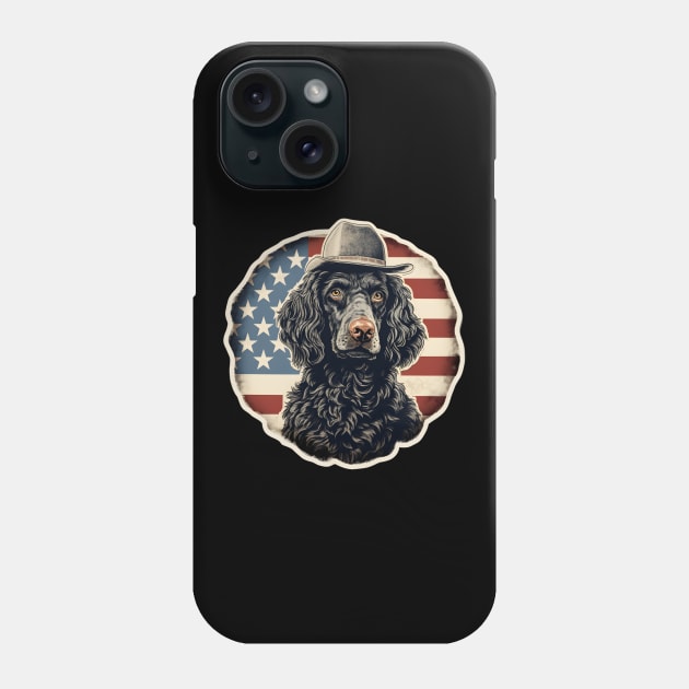 American Water Spaniel 4th of July Phone Case by NatashaCuteShop