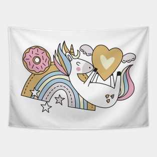 Sweet unicorn Tapestry