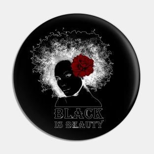 BEAUTY IS BLACK Pin