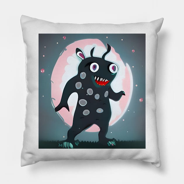 Mutant Creature Pillow by AlienMirror