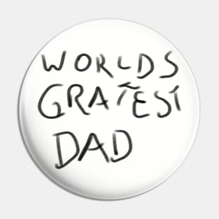 Worlds Greatest Dad Pin