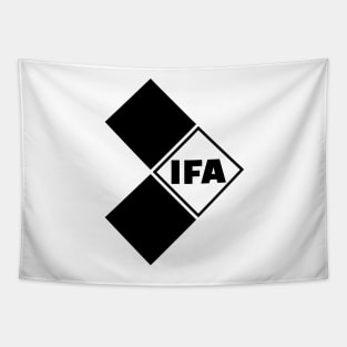 IFA Logo v1 (black) Tapestry
