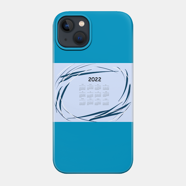 Calendar 2022. Planning business, design modern - 2022 - Phone Case