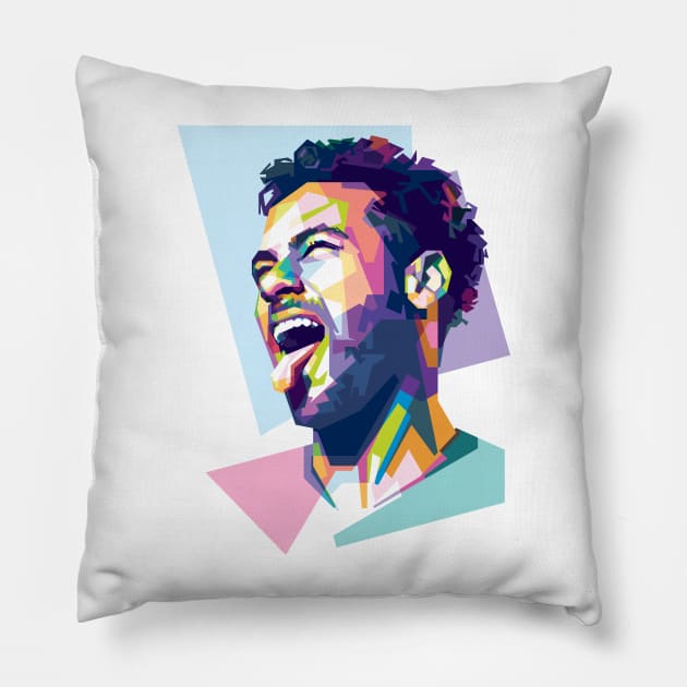 Neymar jr in WPAP Pillow by can.beastar