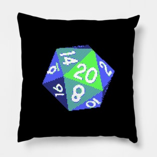 Pixel D20 Dice Pillow