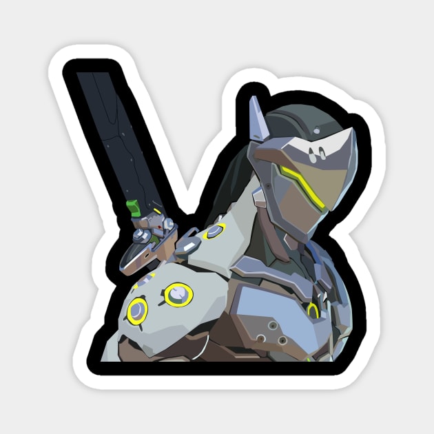 genji art Magnet by FiveFox