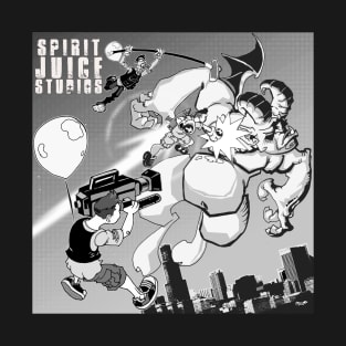 Spirit Juice Studios Original (Black and White) T-Shirt