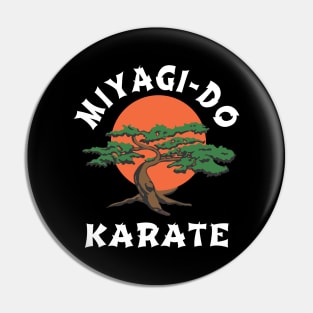 Vintage Miyagi-Do T-Shirt Karate Bonsai Tree Pin