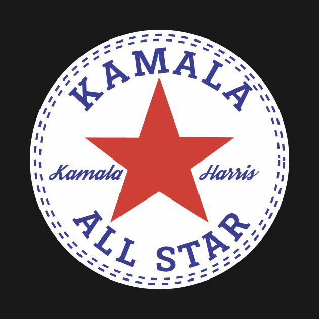 Kamala Harris All Star Logo Parody by MMROB