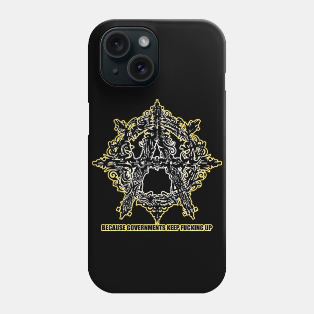 Anarchy Phone Case by BlackCollarPolitics