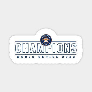 Houston Astroooos 18 champs Magnet