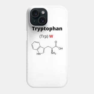 Amino acid tryptophan Phone Case