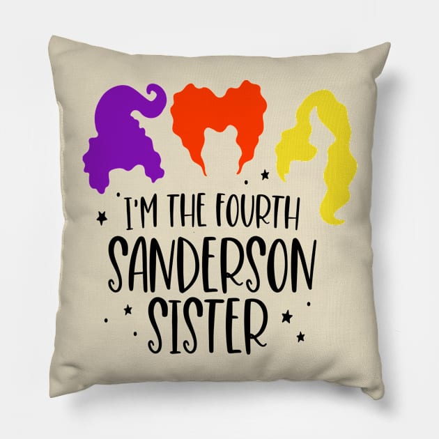 Im the Fourth Sanderson Sister Ver.2 | Halloween Vibes Pillow by Bowtique Knick & Knacks