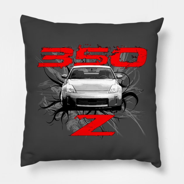 350Z Pillow by CoolCarVideos