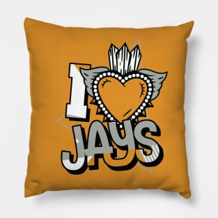 I Love Jays Light Curry Pillow