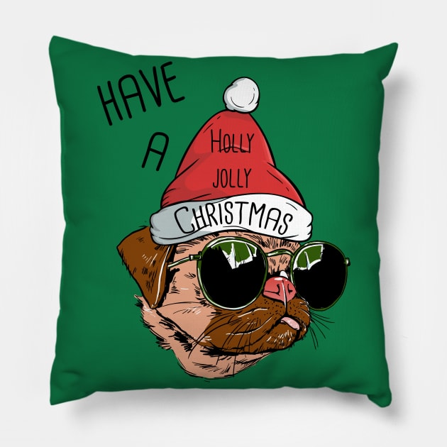 Holly Jolly Pillow by Magda