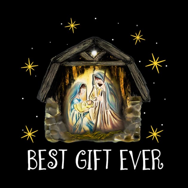 Best Ever Christmas Cool Jesus Nativity Scene Christian by rivkazachariah