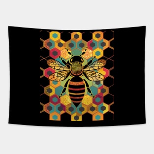 Bee Pollination Mysteries Tapestry