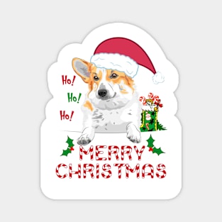 Merry Christmas Pembroke Welsh Corgi! Especially for Corgi Dog Lovers! Magnet