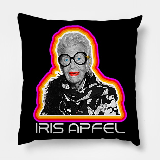 Iris Apfel // Fashionista Icon Pillow by darklordpug