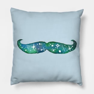 Eco Green Space Mustache Pillow