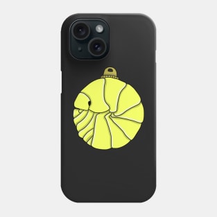 yellow  isopod bauble Phone Case