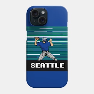 8-Bit Quarterback - Seattle Phone Case